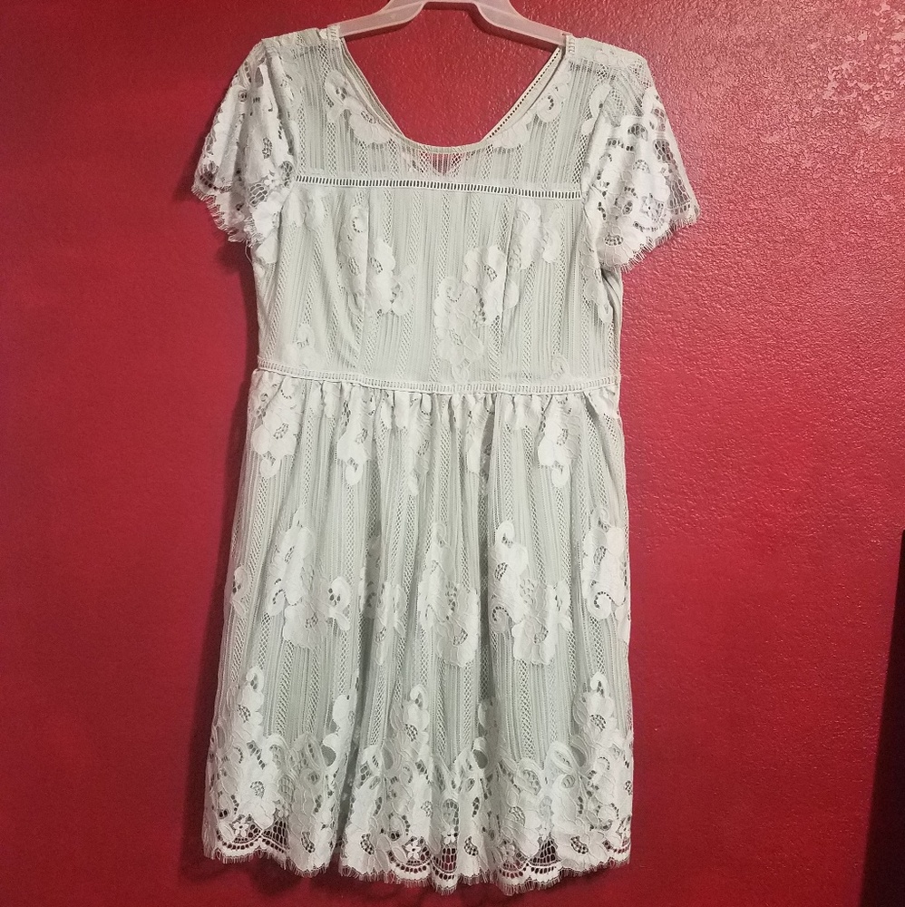 Mint Laced Dress